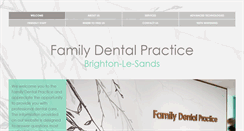 Desktop Screenshot of familydentalpractice.com.au